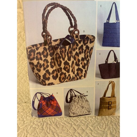 Butterick Misses Handbag Sewing Pattern B4365 - uncut - Picture 2 of 9